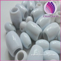 whole sale cheap chunky acrylic round shape big hole loose beads bright colors for jewelry making garments